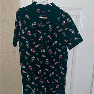 Polo by Ralph Lauren Boy’s Dark Green Patterned Polo